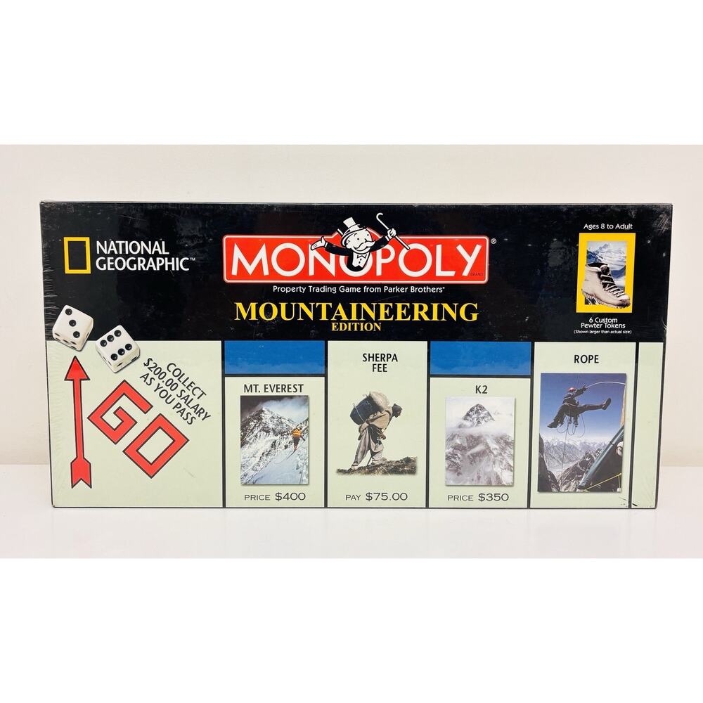 Monopoly Mountaineering Edition 2001 New Sealed